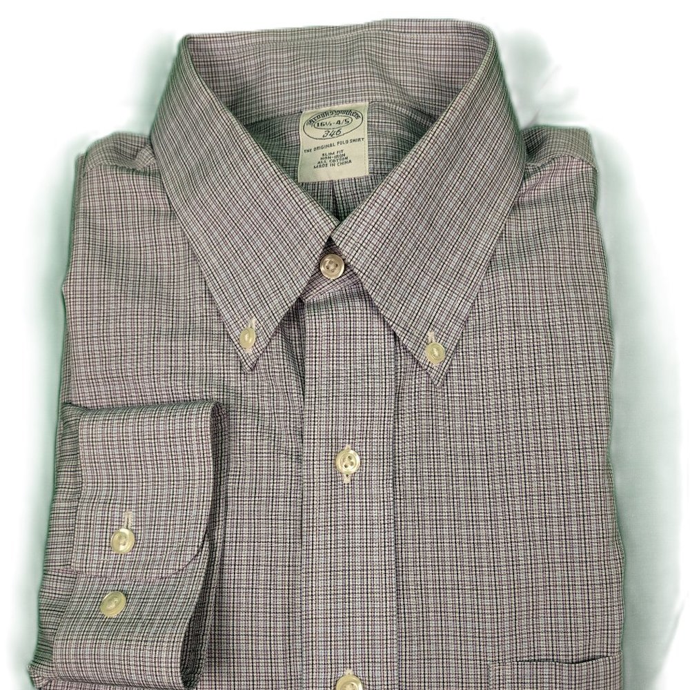 Brooks Brothers Slim Fit Button Down Dress Shirt